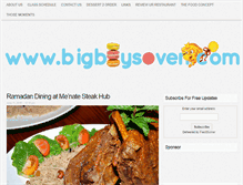 Tablet Screenshot of bigboysoven.com